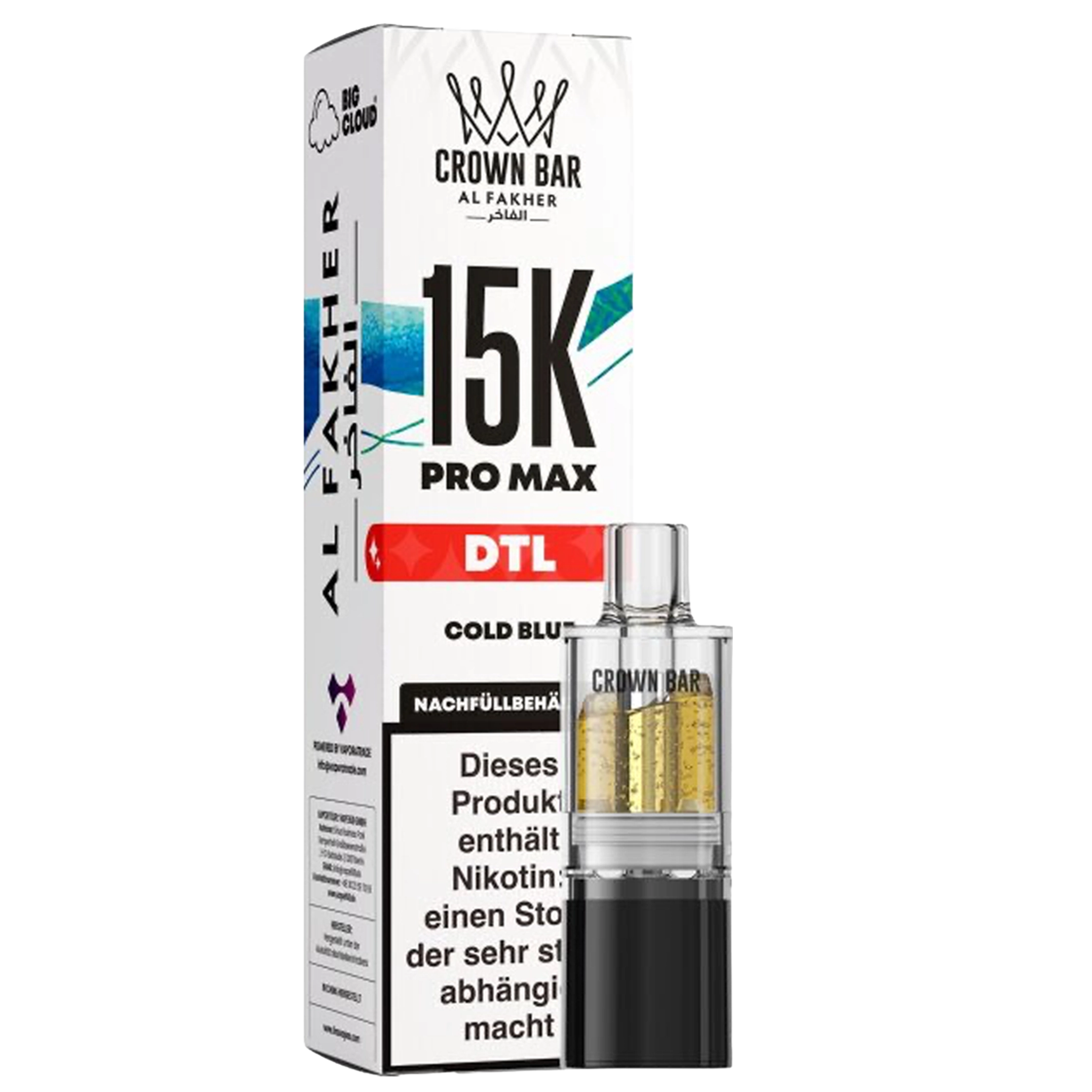 Al Fakher - 15K PRO MAX Pod - Cold Blue