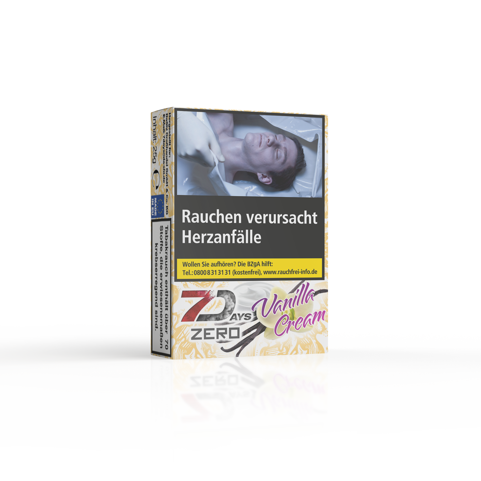 7Days Zero Tabakersatz - Vanilla Cream - 25g