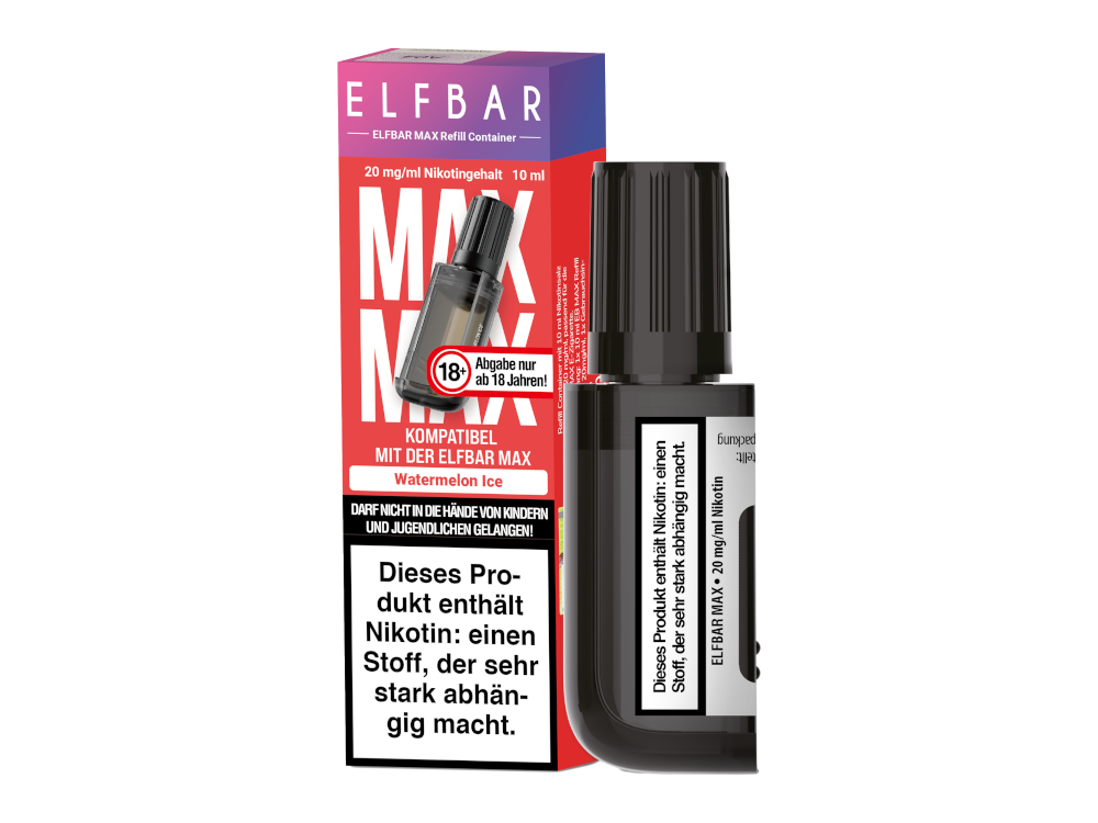 ElfBar Max - Nachfülltank - Watermelon Ice 10ml