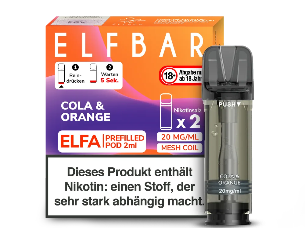 ElfBar - ELFA Pod - Cola & Orange 20mg