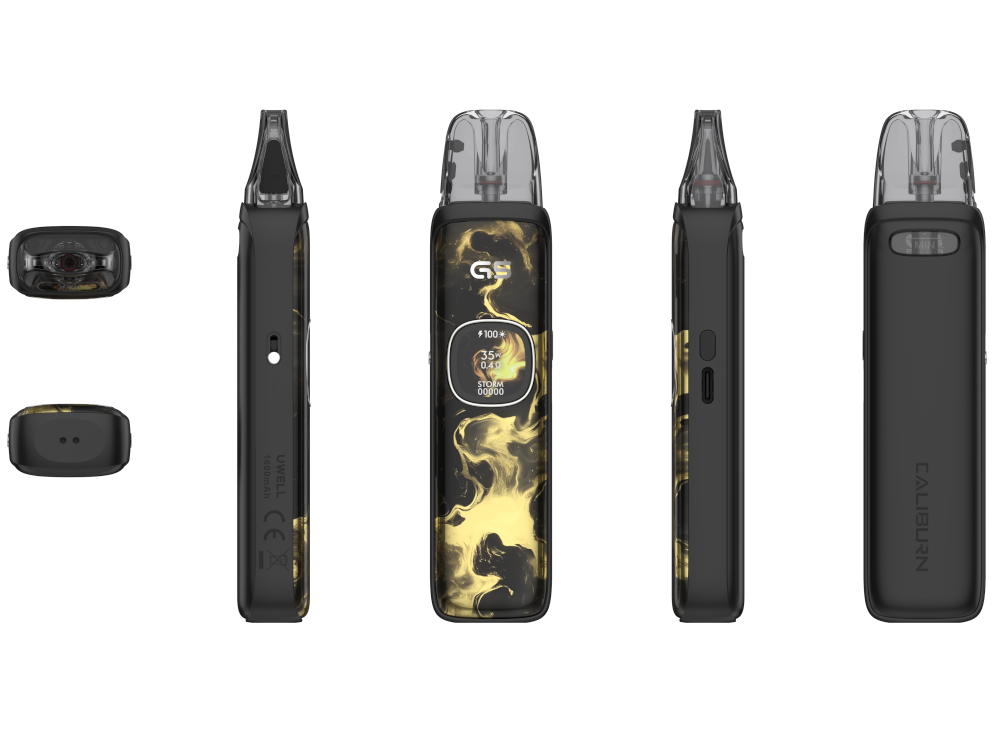 Uwell E-Zigarette - Caliburn G5 - Black Gold