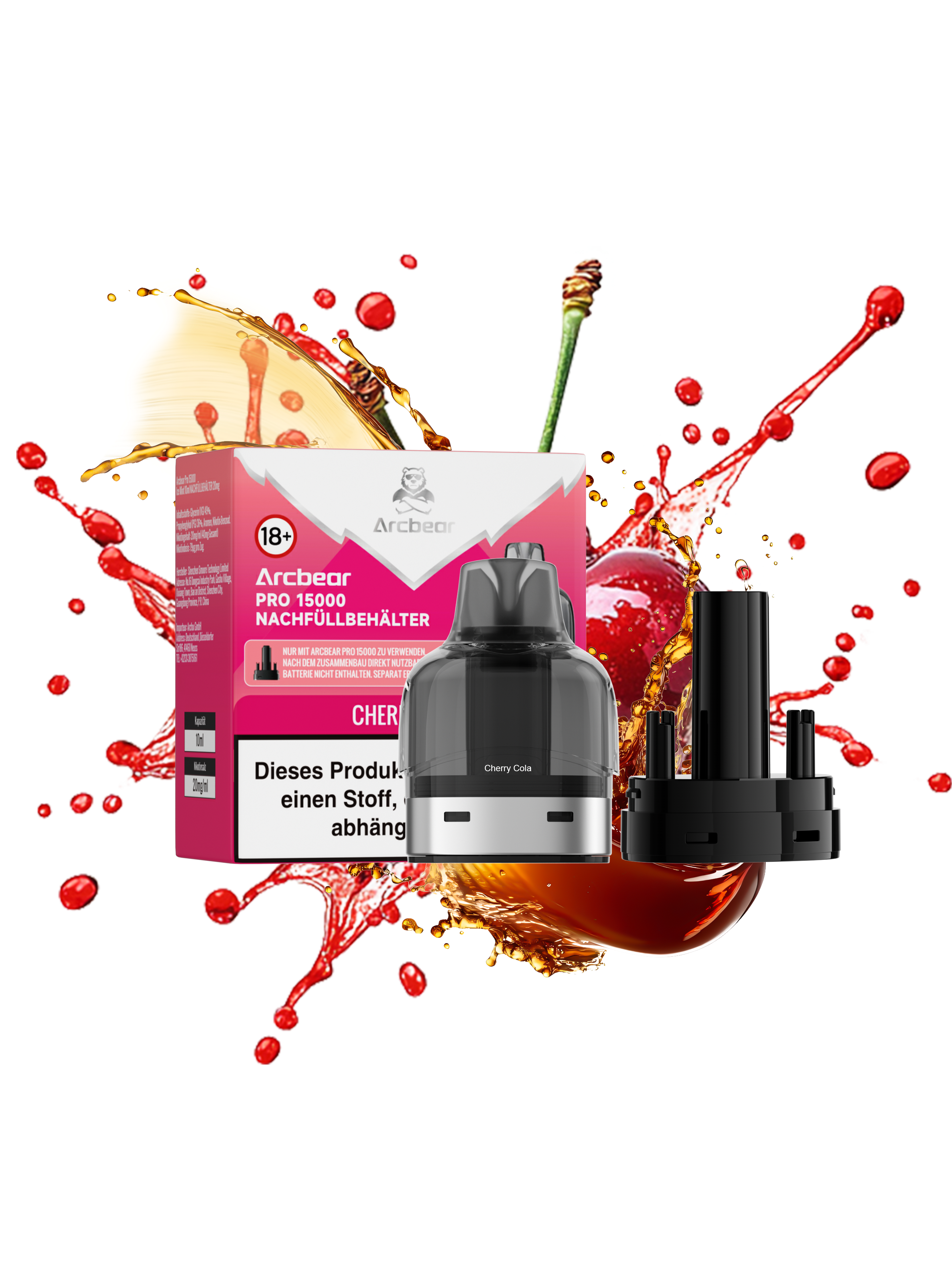 Arcbear - Pro 15000 Pod Set - Cherry Cola