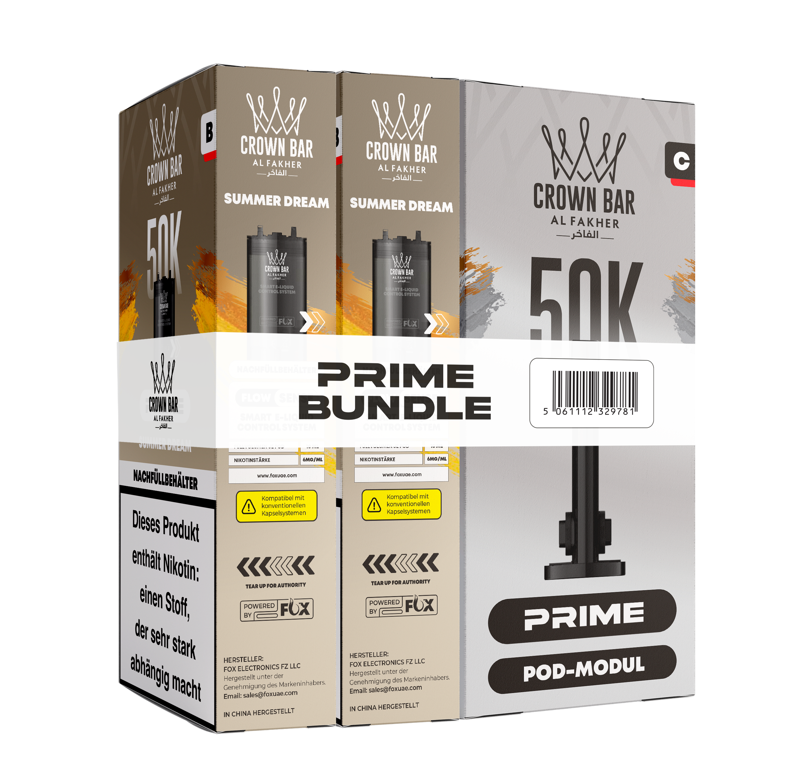 Al Fakher - Hypermax Prime 50K 2er Pod+Coil - Summer Dream