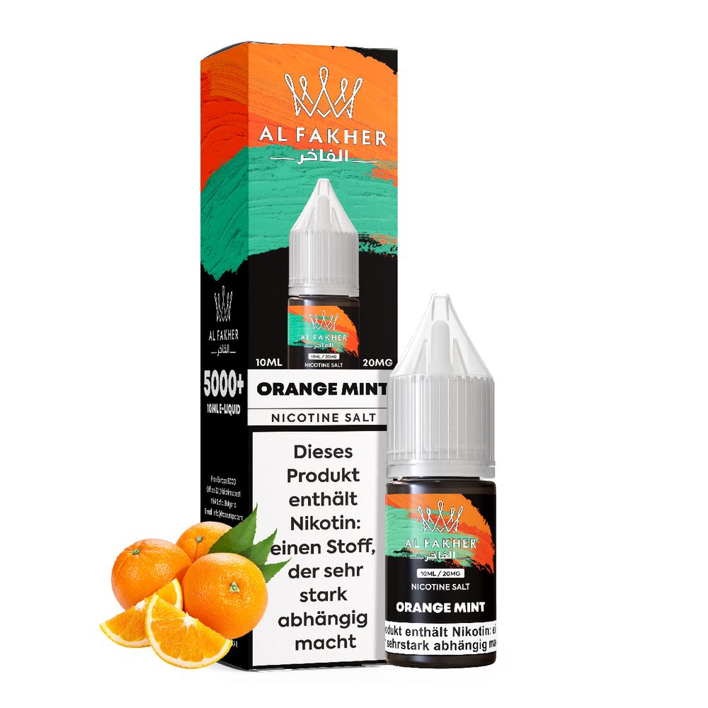 Al Fakher Liquid - Orange Mint 10ml - 20mg