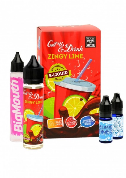 Big Mouth Liquid - Call us or Drink : Zingy Lime - 50ml/0mg
