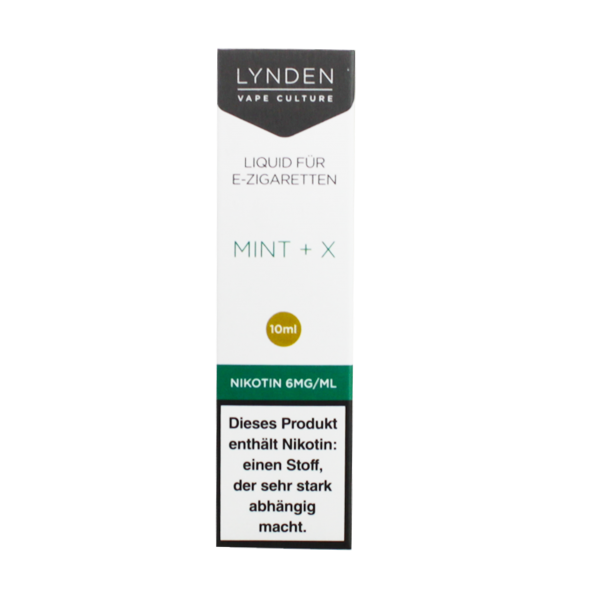 Lynden Liquid - Mint + X 6mg Nikotin - 10ml