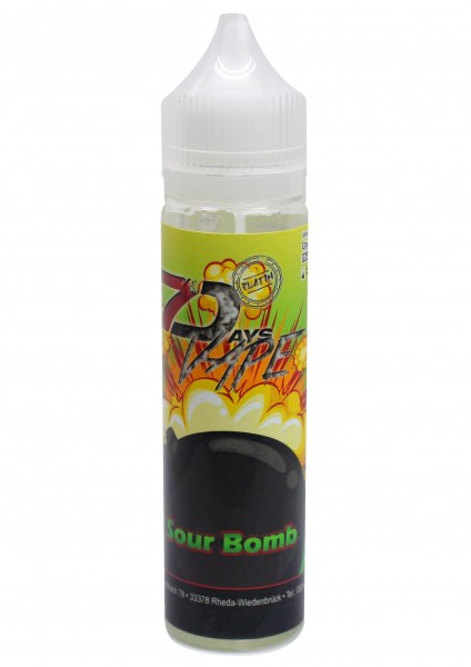 7Days Liquid - Sour Bomb - 50ml/0mg