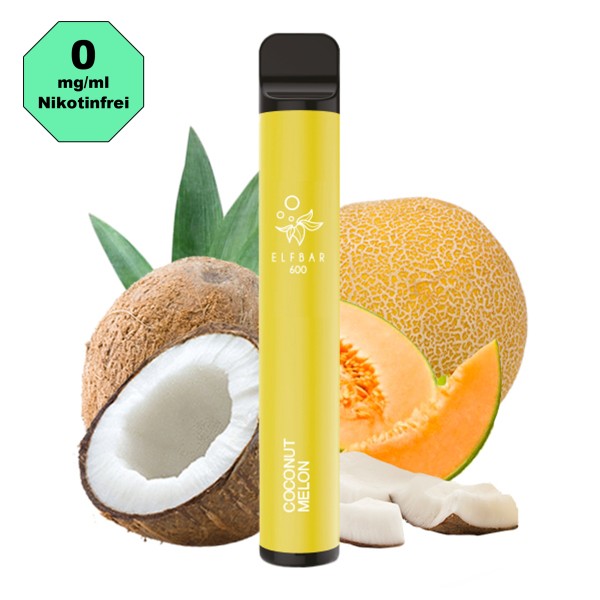 ElfBar 600 - Einweg E-Zigarette - Coconut Melon 0mg