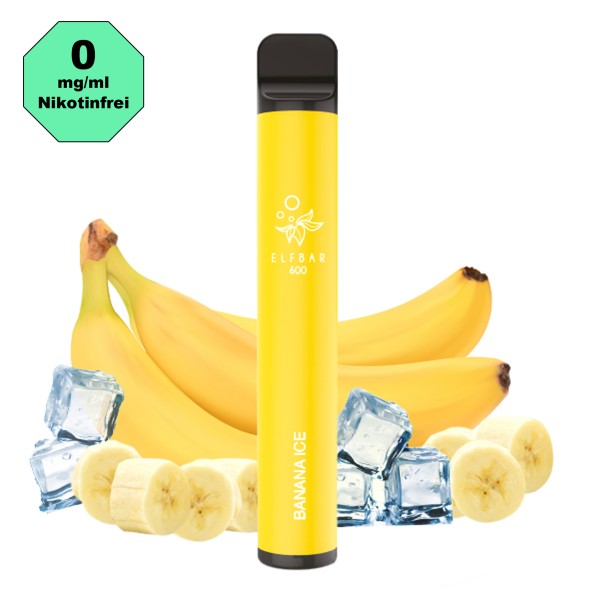 ElfBar 600 - Einweg E-Zigarette - Banana Ice 0mg